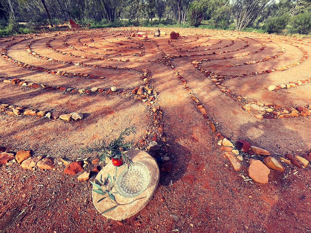 Campfire in the Heart Labyrinth